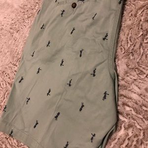 Hula polo print style shorts